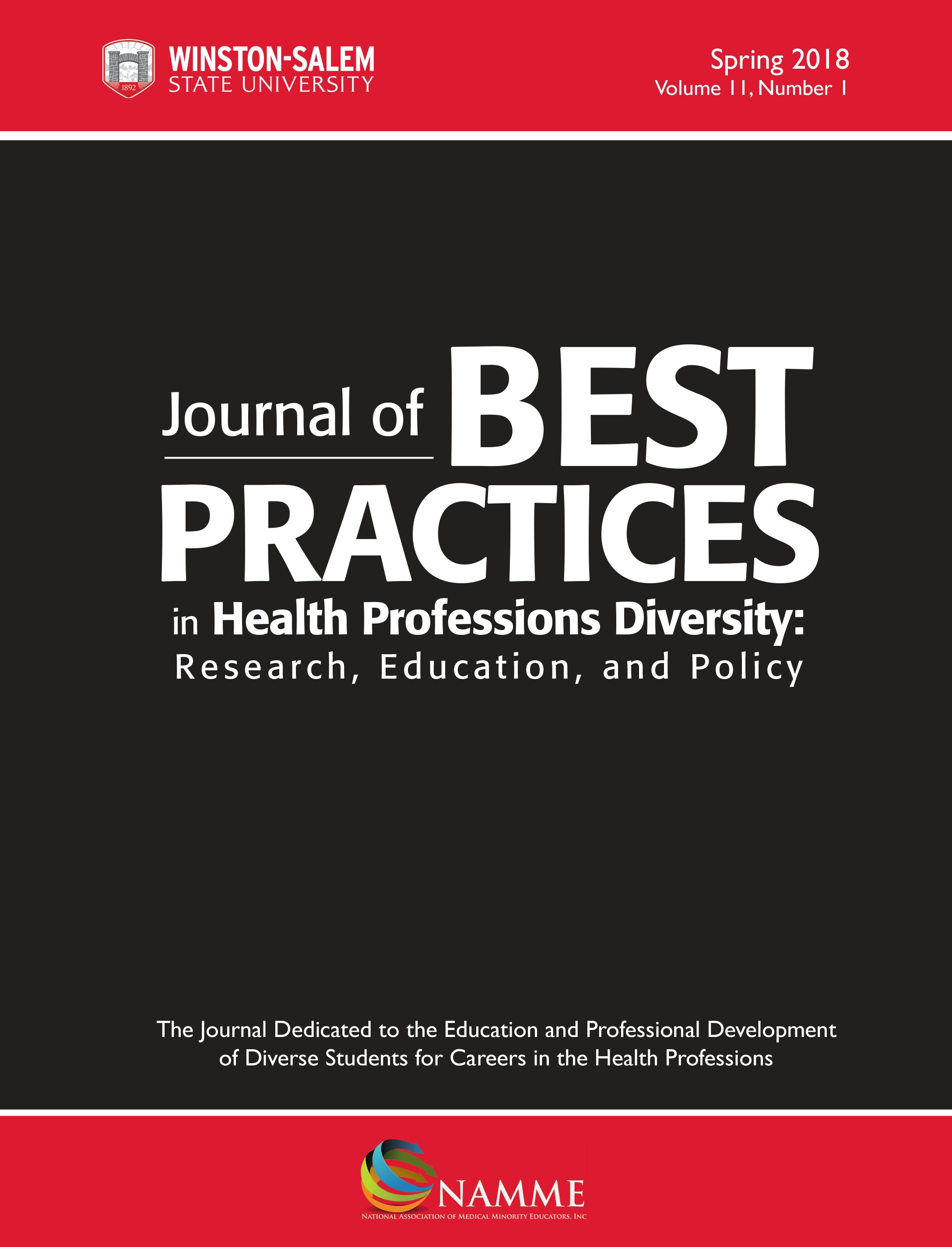 Journal of Best Practices in Health Professions Diversity: Research, Education, and Policy, vol. 11 issue 1