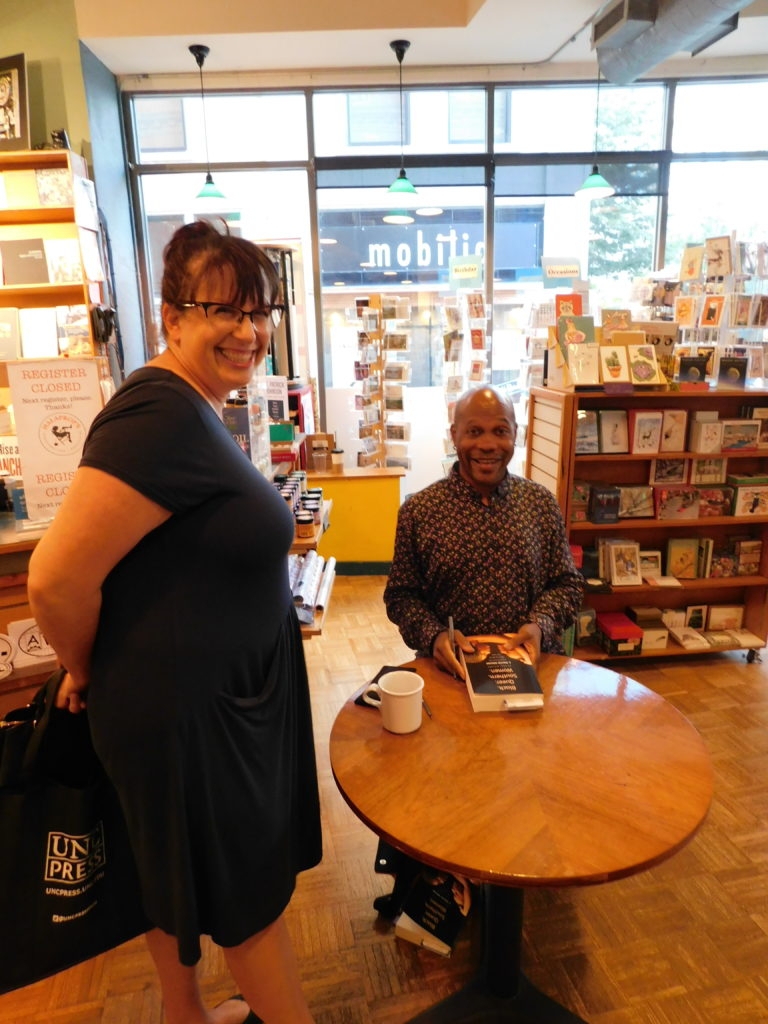 Patrick Johnson signing at Malaprop's in Asheville.